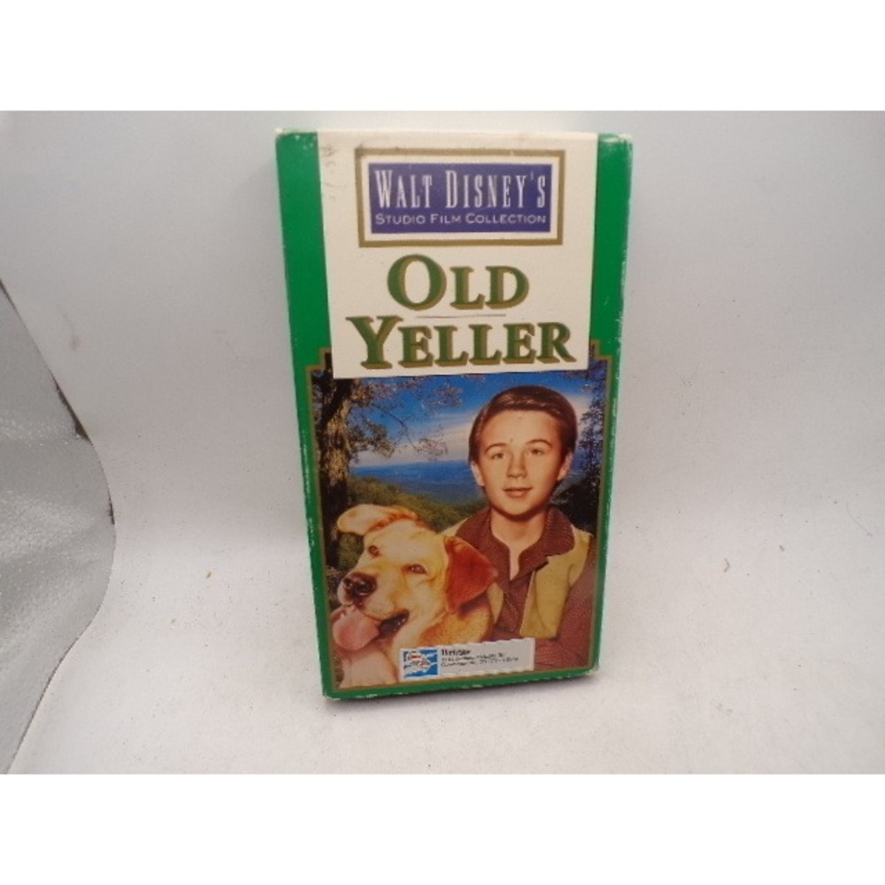 Old Yeller VHS Walt Disney Studio Film Collection Vintage Movie G Rated NTSC